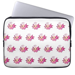 Capa Para Notebook Banda desenhada Axolotl em estilo cartoon