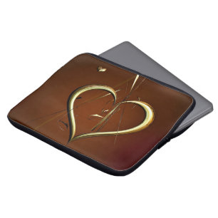 Capa Para Notebook Banda do Amor de Eletrônicos Dourados