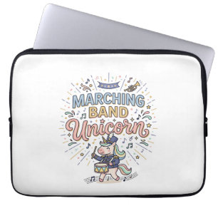Capa Para Notebook Banda Marcial de Unicórnio Impressão Pronta Market