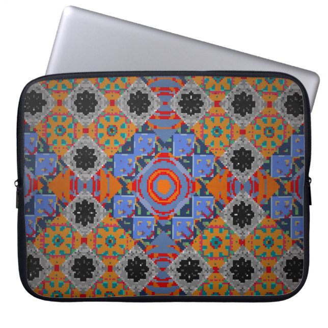 Capa Para Notebook Bandanna shawl, tecido de design de toalha de mesa (Frente)