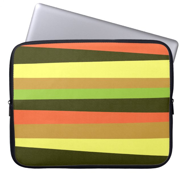 Capa Para Notebook Bandas irregulares (Frente)