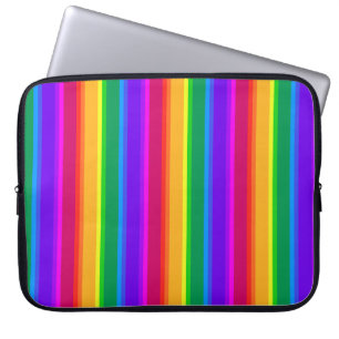 Capa Para Notebook Bandas irregulares do arco-íris