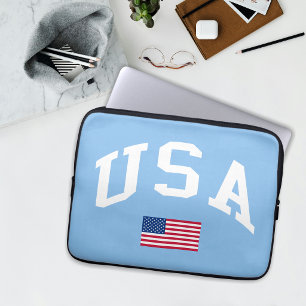 Capa Para Notebook Bandeira Americana Dia da Independência Patriota E
