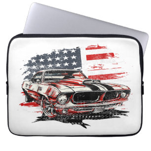 Capa Para Notebook Bandeira Americana Patriota
