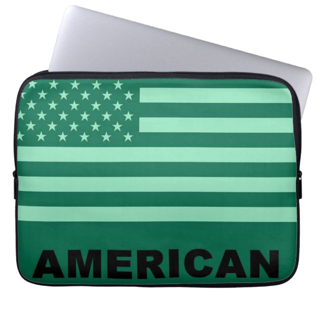 Capa Para Notebook Bandeira Americana Pop Art (Frente)