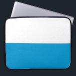 Capa Para Notebook Bandeira Bavariana<br><div class="desc">Esta design apresenta a bandeira da Baviera, que é um Estado sem litoral da Alemanha, ocupando o seu canto sudeste. A Baviera é o maior Estado alemão por área terrestre. As principais cidades da Baviera são Munique (a sua capital e a sua maior cidade), Nuremberg, Augsburg, Regensburg, Würzburg, Ingolstadt, Fürth...</div>