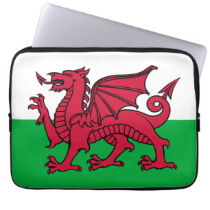 Capa Para Notebook Bandeira Celta do Dragão Vermelho do País de Gales
