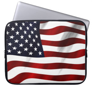 CAPA PARA NOTEBOOK BANDEIRA CLÁSSICA DOS ESTADOS UNIDOS DA AMÉRICA