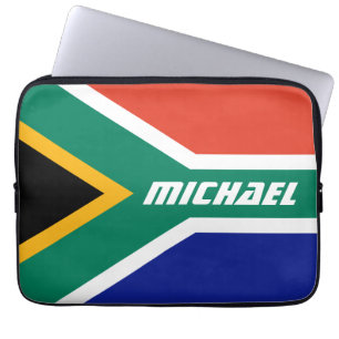 Capa Para Notebook Bandeira da África do Sul Personalizada
