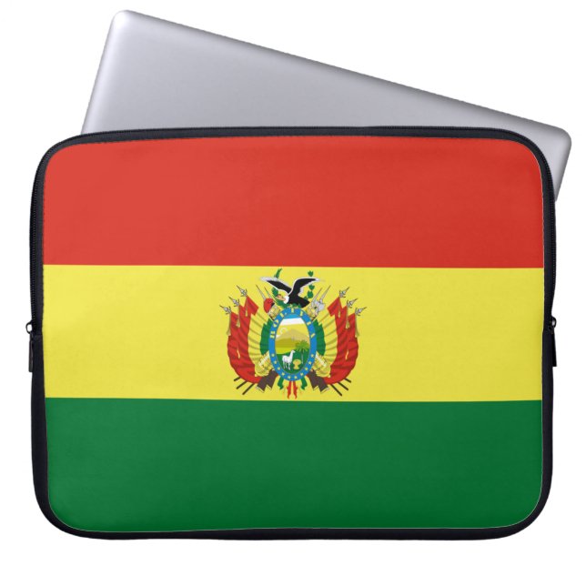 Capa Para Notebook Bandeira da Bolívia (Frente)