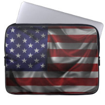 Bandeira Da Bolsa de laptop Dos Estados Unidos Da
