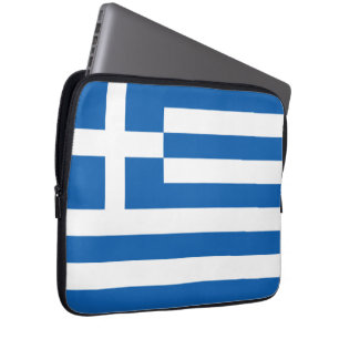 Capa Para Notebook Bandeira da Bolsa de laptop Neoprene da Grécia
