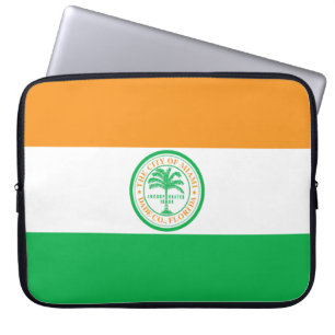 Capa Para Notebook Bandeira da cidade de Miami (Flórida)
