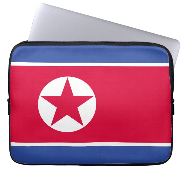 Capa Para Notebook Bandeira da Coreia do Norte (Frente)