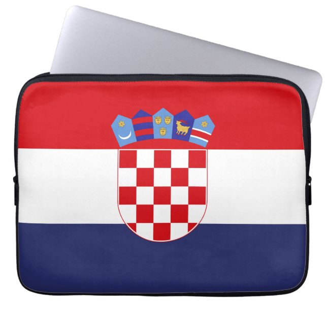 Capa Para Notebook Bandeira da Croácia (Frente)