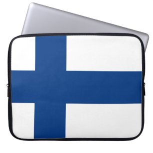 Capa Para Notebook Bandeira da Finlândia