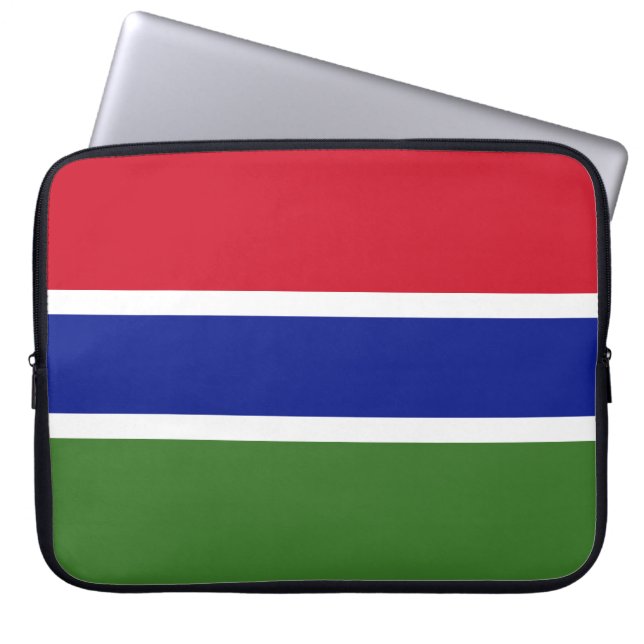 Capa Para Notebook Bandeira da Gâmbia (Frente)