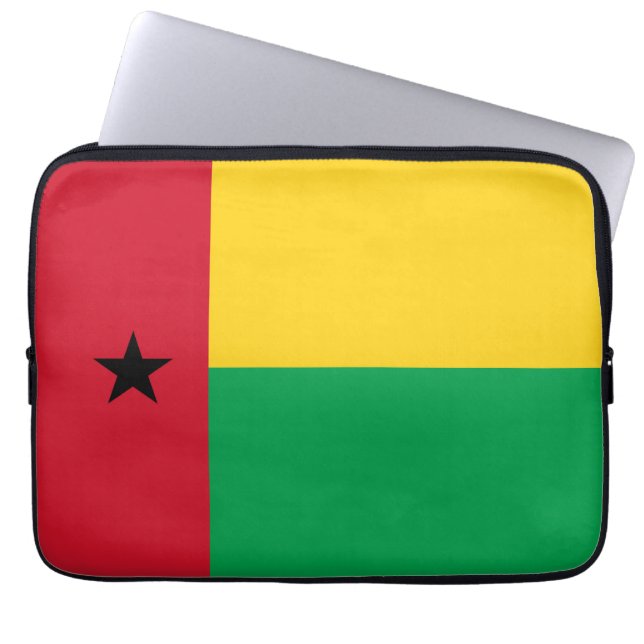 Capa Para Notebook Bandeira da Guiné-Bissau (Frente)