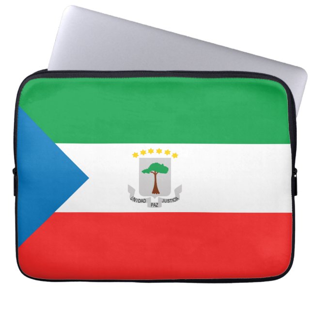 Capa Para Notebook Bandeira da Guiné Equatorial (Frente)