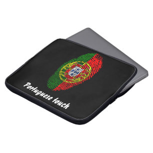 Capa Para Notebook Bandeira da impressão digital do toque do