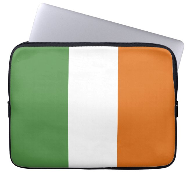 Capa Para Notebook Bandeira da Irlanda (Frente)