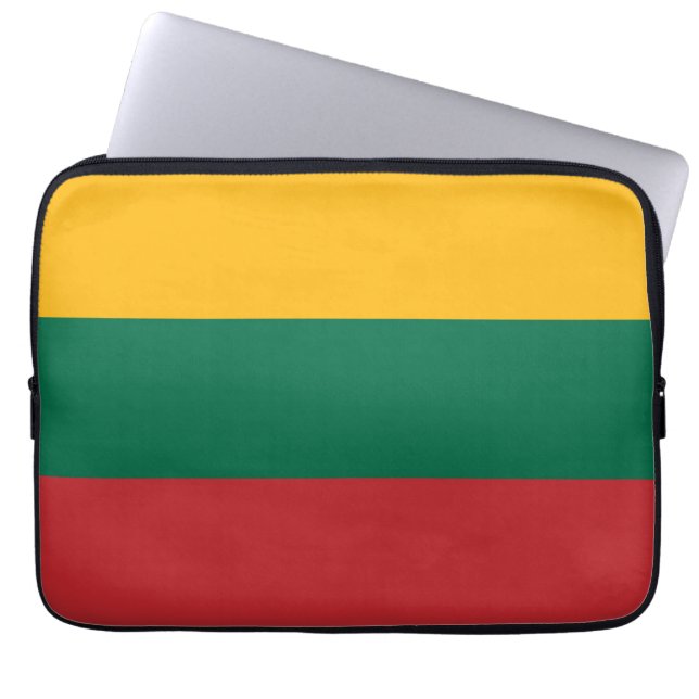 Capa Para Notebook Bandeira da Lituânia (Frente)