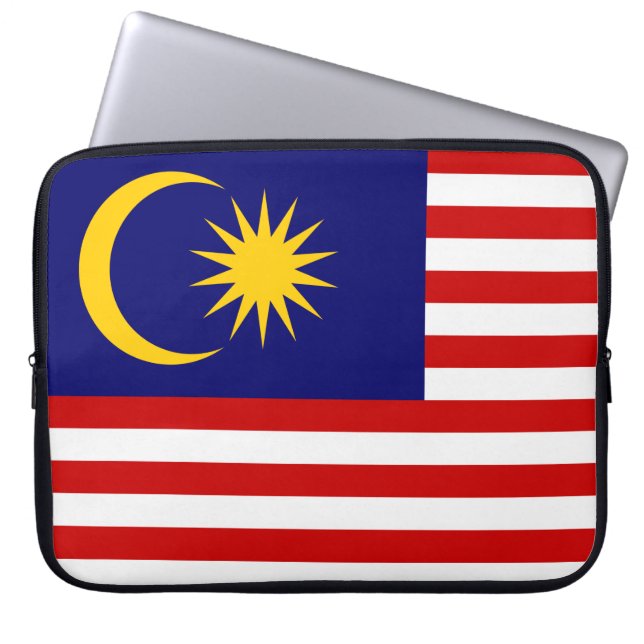 Capa Para Notebook Bandeira da Malásia (Frente)