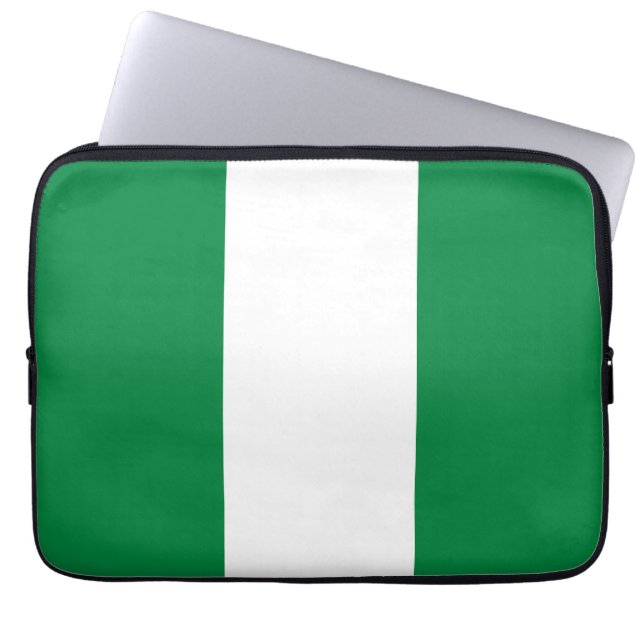 Capa Para Notebook Bandeira da Nigéria (Frente)