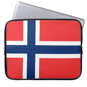 Capa Para Notebook Bandeira da Noruega