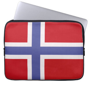 Capa Para Notebook Bandeira da Noruega