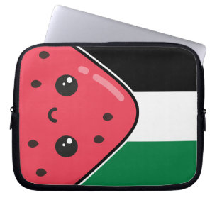 Capa Para Notebook Bandeira da Palestina Cura com Palestina Livre de