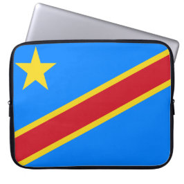 Capa Para Notebook Bandeira da RDC (República Democrática do Congo)