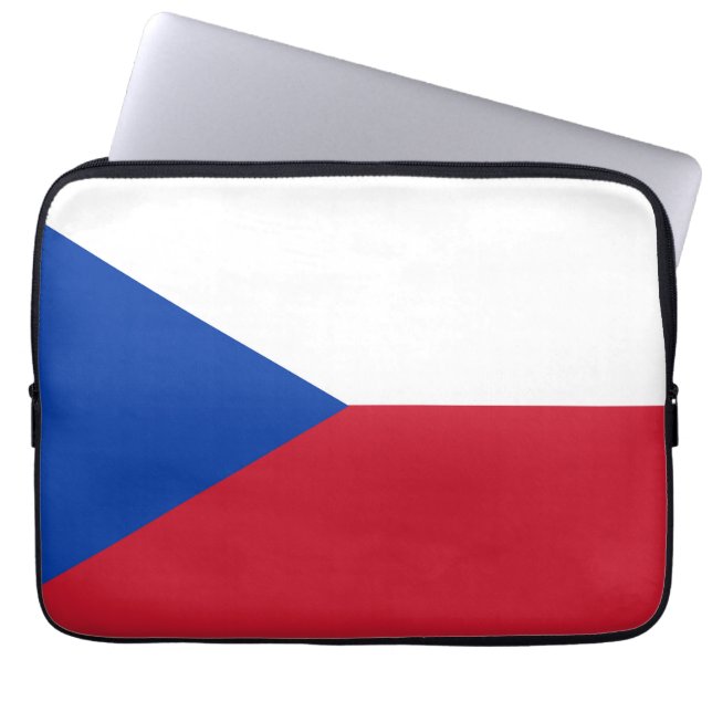 Capa Para Notebook Bandeira da República Checa (Frente)