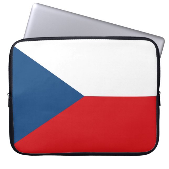 Capa Para Notebook Bandeira da República Tcheca (Frente)