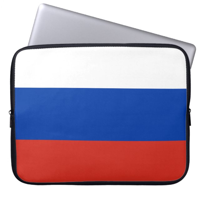 Capa Para Notebook Bandeira da Rússia (Frente)