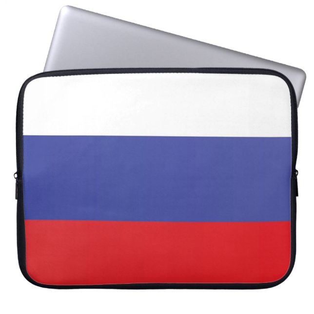 Capa Para Notebook Bandeira da Rússia (Frente)