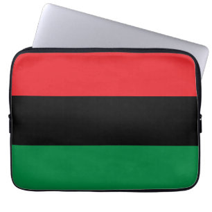 Capa Para Notebook Bandeira da UNIA Pan-Africana