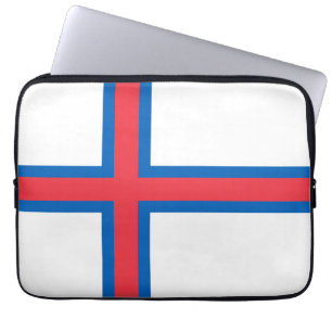 Capa Para Notebook Bandeira das Ilhas Faroé
