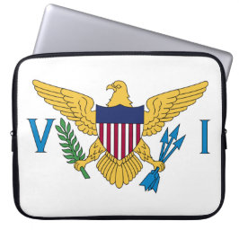 Capa Para Notebook Bandeira das Ilhas Virgens dos Estados Unidos