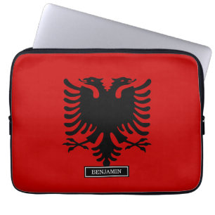 Capa Para Notebook Bandeira de Albânia