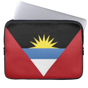 Capa Para Notebook Bandeira de Antígua e Barbuda