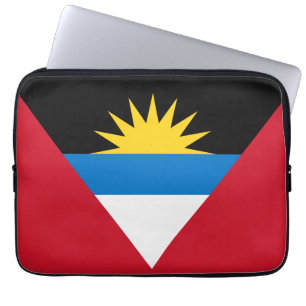 Capa Para Notebook Bandeira de Antígua e Barbuda Patriótica