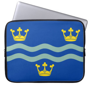 Capa Para Notebook Bandeira de Cambridgeshire (distrito do Reino Unid
