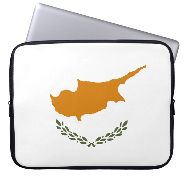 Capa Para Notebook Bandeira de Chipre (cipriota grego) (Frente)