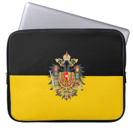 Capa Para Notebook Bandeira de Habsburg e Casaco de Armas Imperial