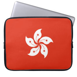 Capa Para Notebook Bandeira de Hong Kong