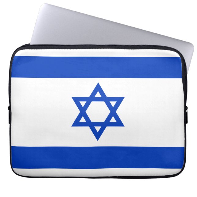 Capa Para Notebook bandeira de Israel (Frente)