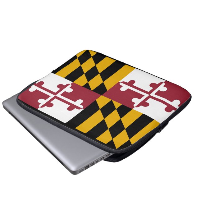Capa Para Notebook Bandeira de Maryland (Frente Inferior)