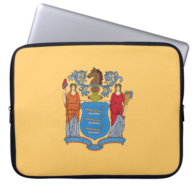 Capa Para Notebook Bandeira de Nova Jersey (Frente)