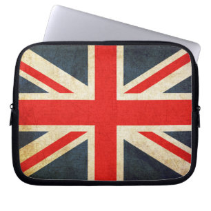 Capa Para Notebook Bandeira de Reino Unido do Grunge